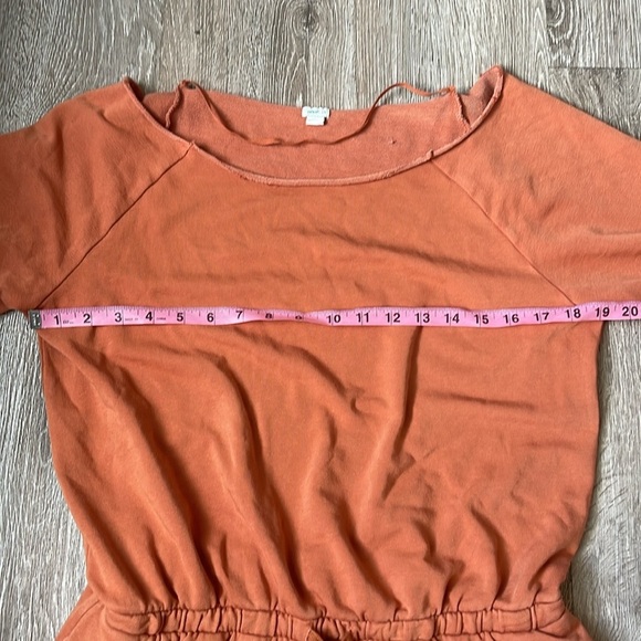 Aerie long sleeve romper super soft orange size large - Picture 4 of 6